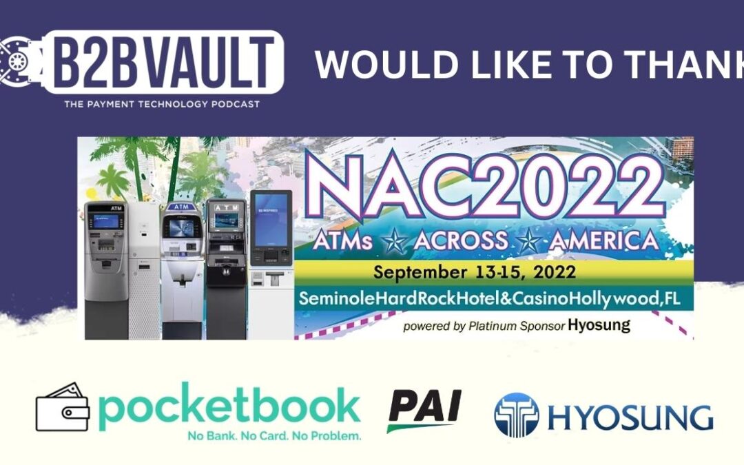 B2B Vault Interviews pocketBook, Hyosung, & PAI @ NAC 2022