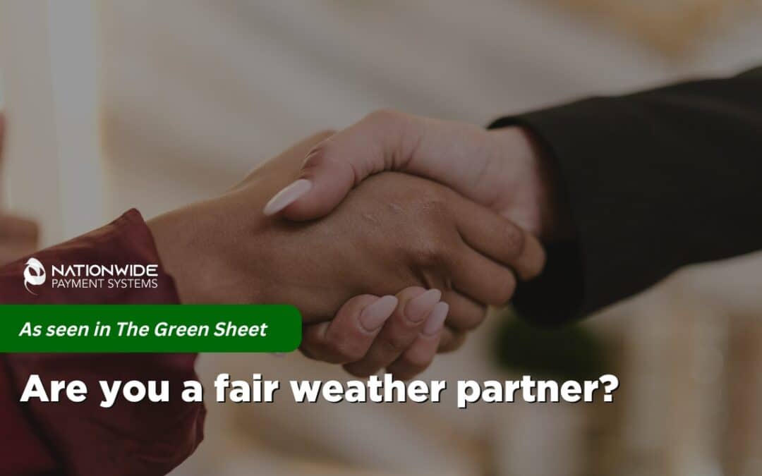 ARE YOU A FAIR WEATHER PARTNER?