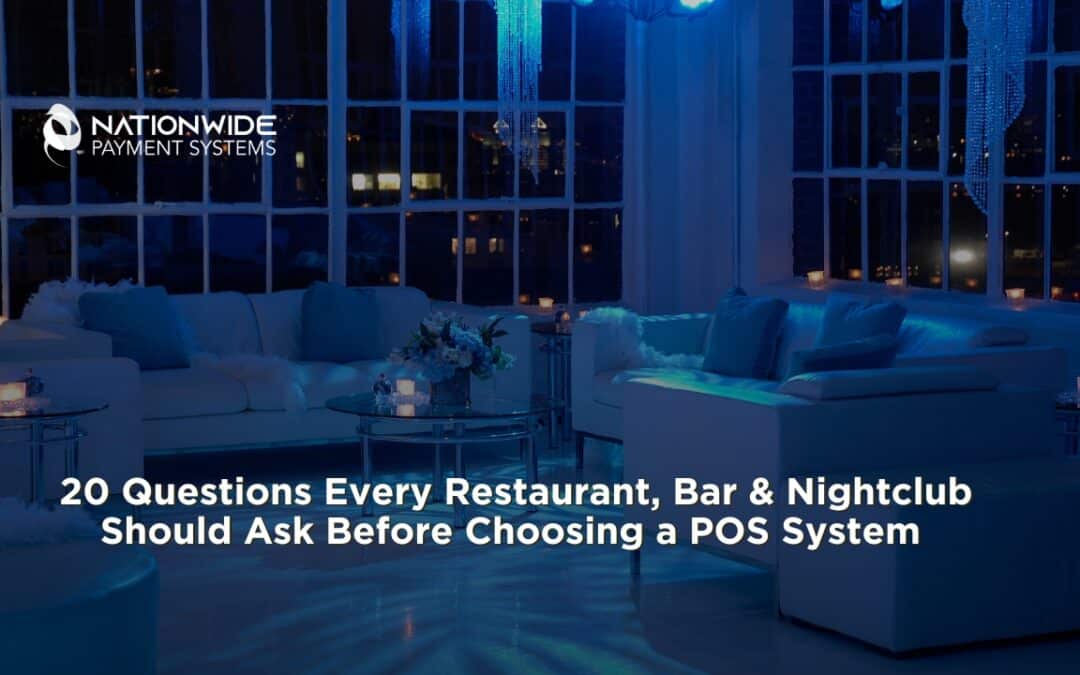 20 Restaurant POS Questions for Bars, Nightclubs, & Eateries (Checklist)